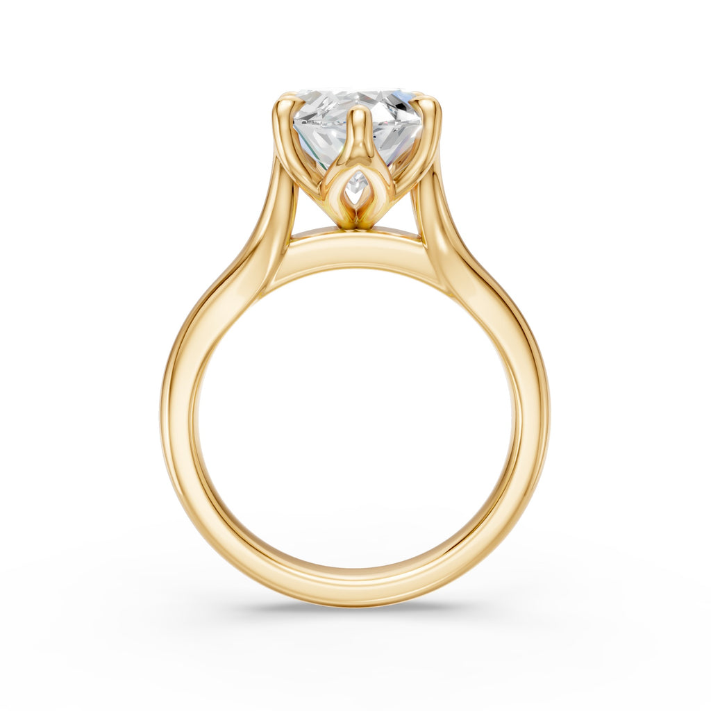 Analiese Solitaire, Split Shank Marquise Cut