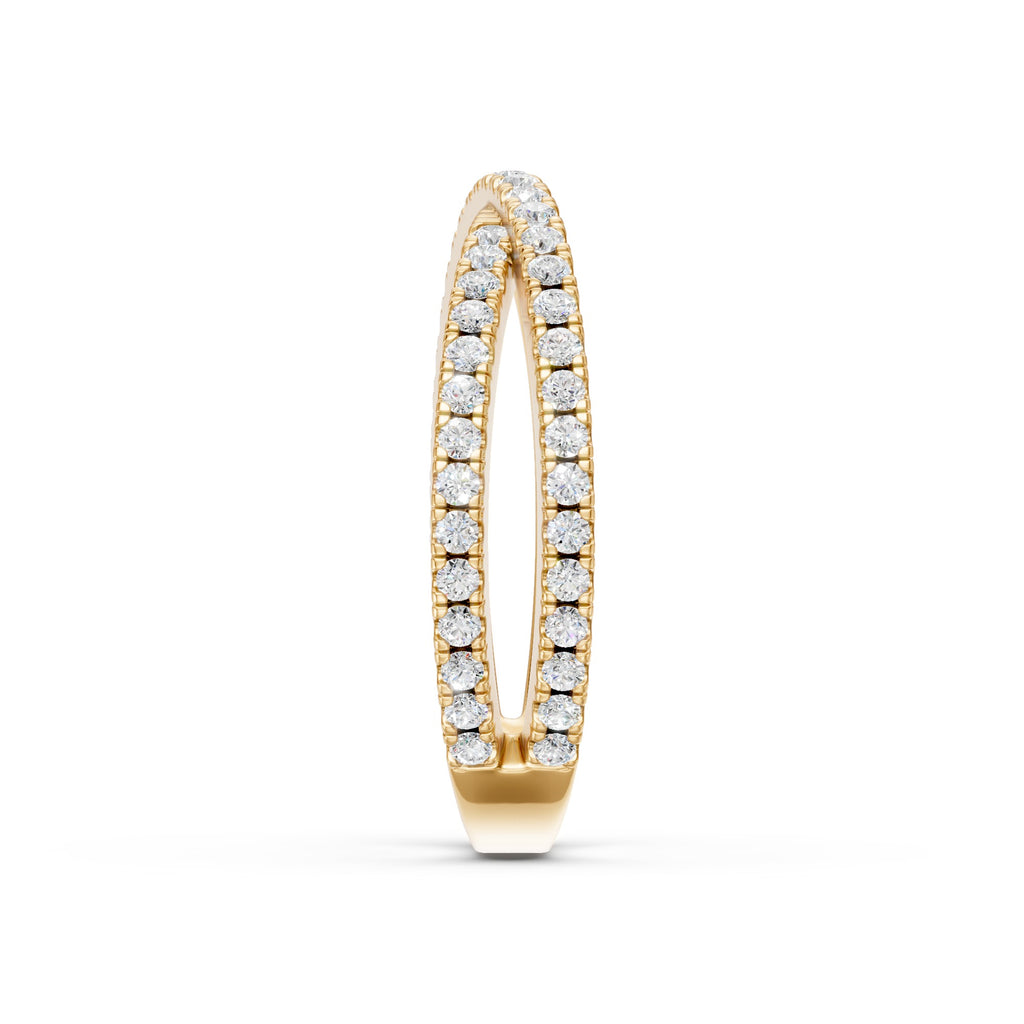 Pavé X Ring