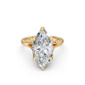 Analiese Solitaire, Split Shank Marquise Cut